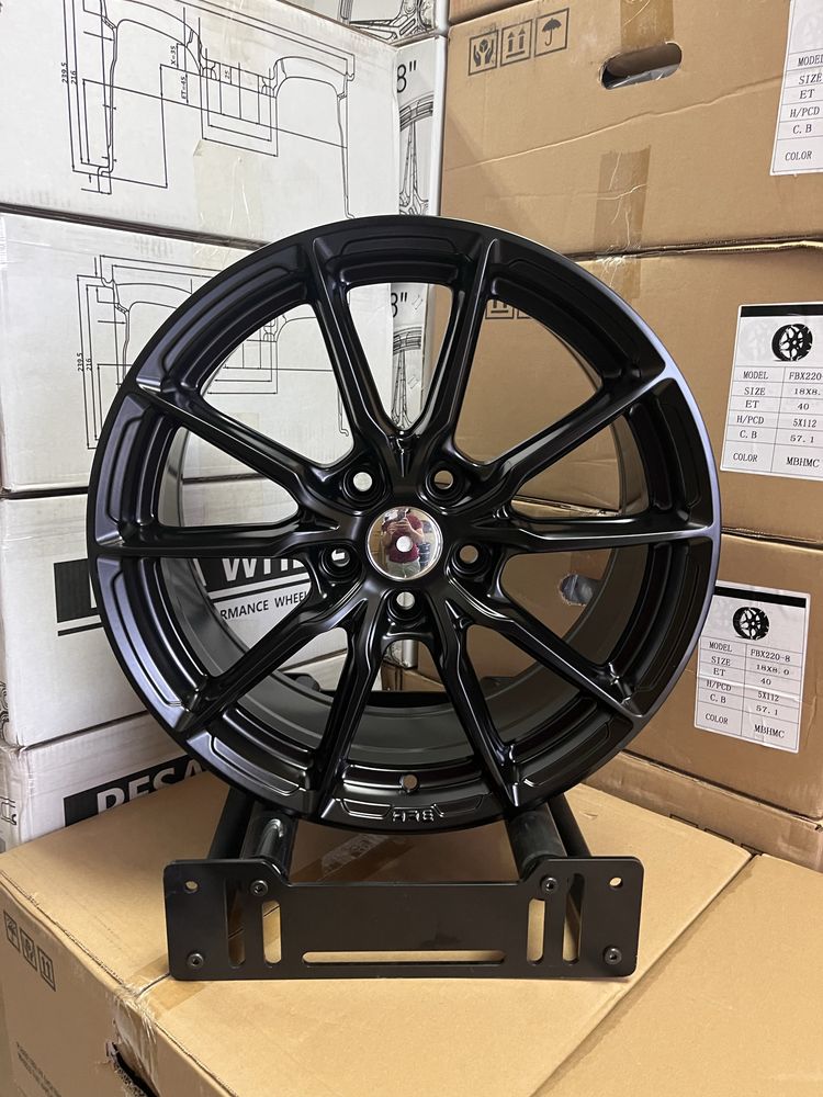 Jantes 17” 5x112 Novas Estilo HRE Preto Matte vw audi seat skoda
