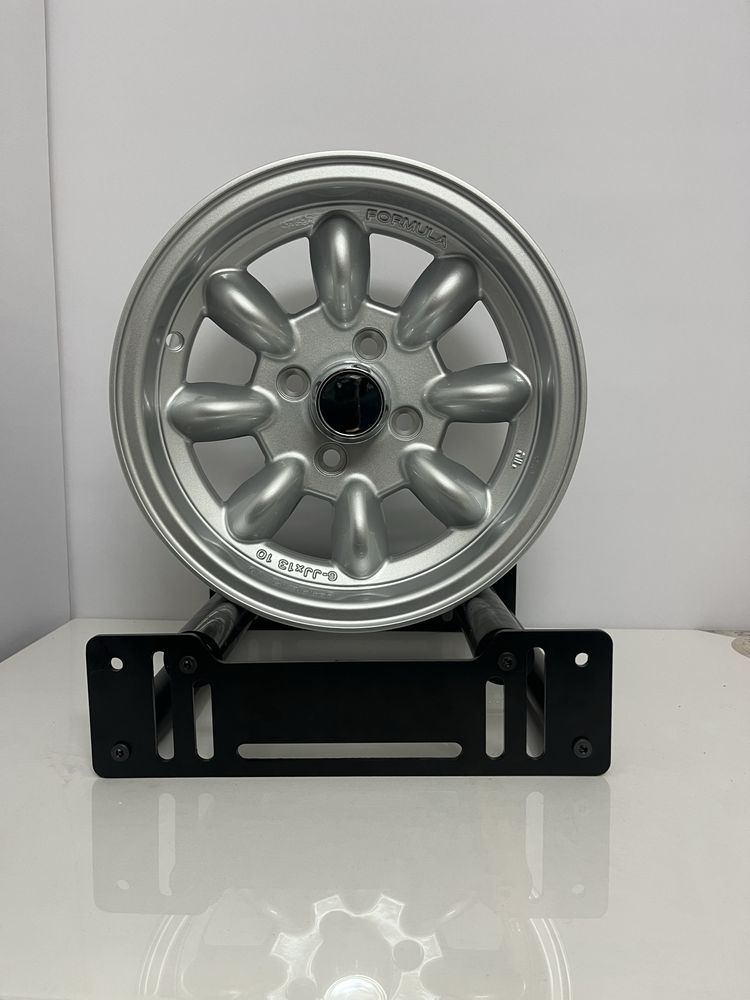 Jantes 13” 4x100 Novas Estilo Minilite Silver