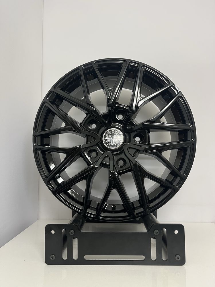 Jantes 18” 5x160 Novas Compativeis Ford Transit Custom Preto Brilhante